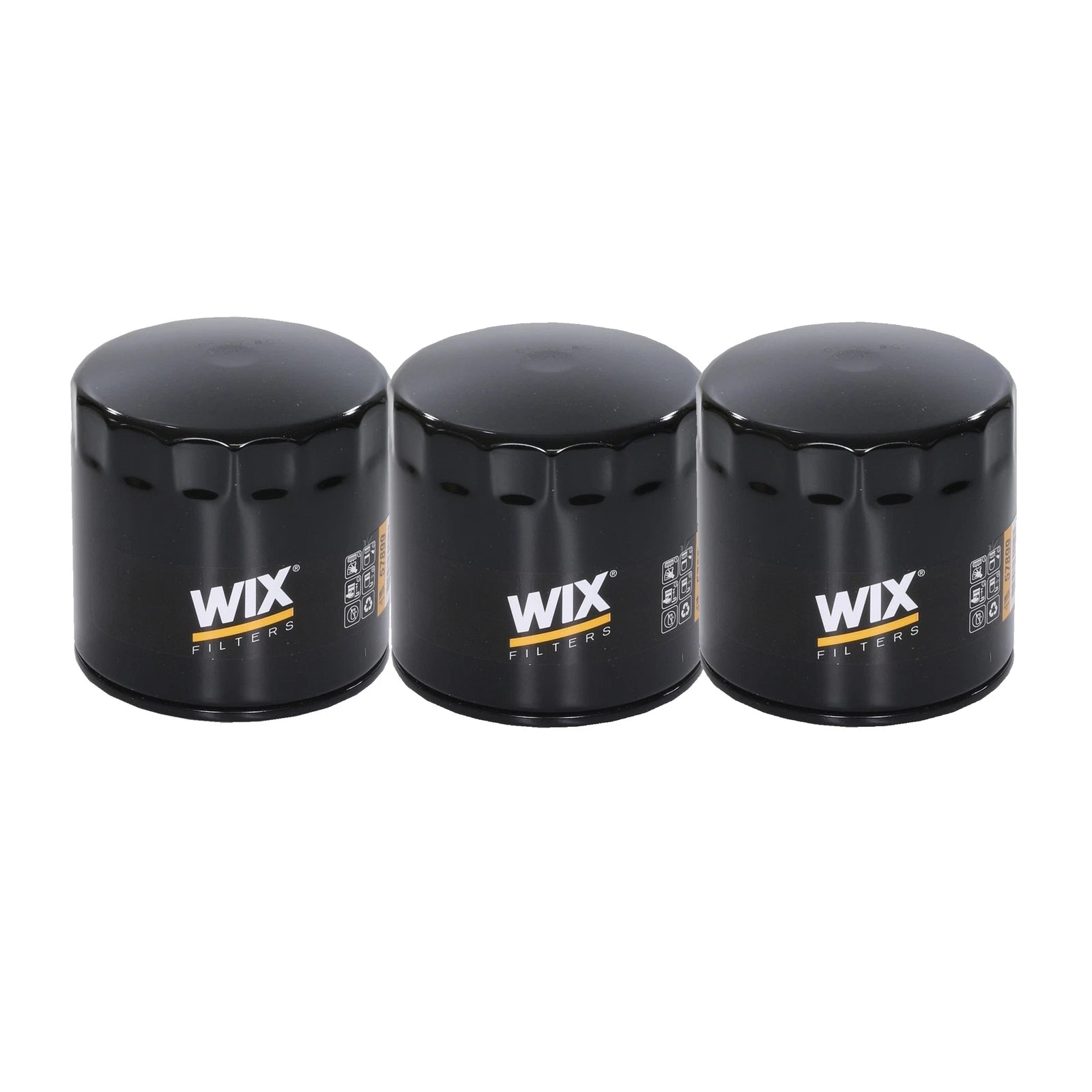 Set of 3 Engine Oil Filters for Chrysler Dodge Jeep Ram (Spin-On)
