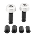 Handlebar Grips for Universal Motorcycle (0.5in/12.7MM) - Silver
