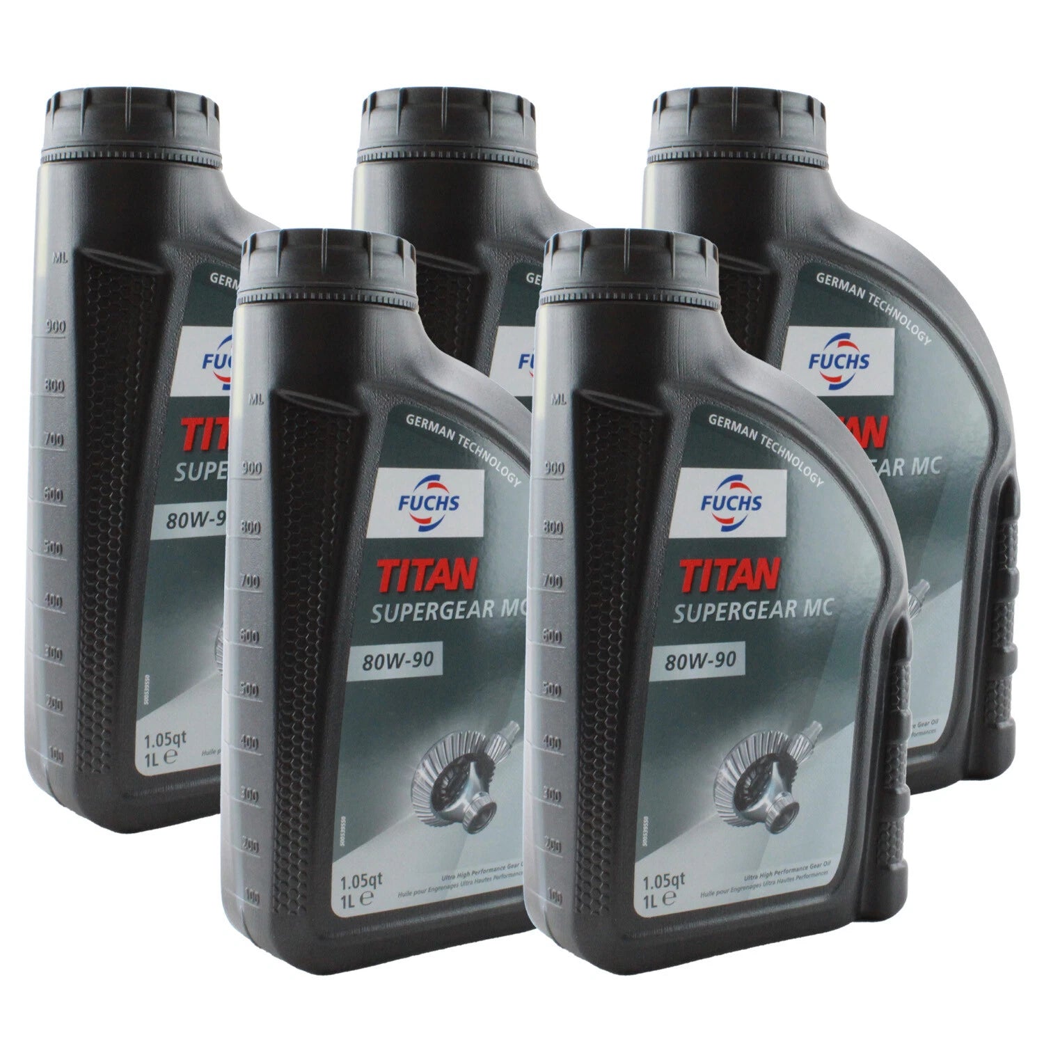 5 Liter Fuchs TITAN SUPERGEAR MC SAE 80W-90 Gear Oil for Audi BMW Ford MB