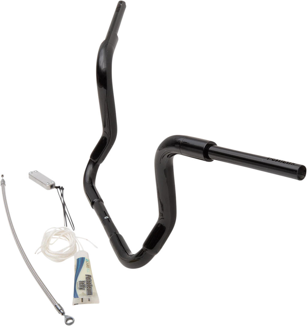 1-1/2" EZ Install Rounded Top Handlebar Kit for Harley (2014–2023) - Black