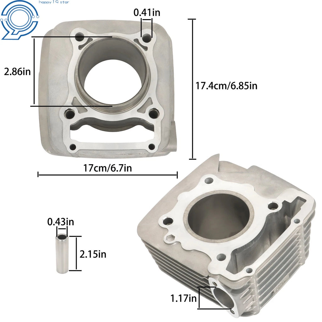 Cylinder Piston Gasket Kit for Honda CBX250, XR250, Tornado (2001-2008)