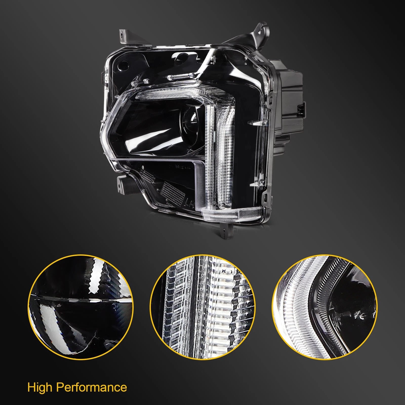 LED Headlights with Projector for Chevy Traverse (2022–2024)