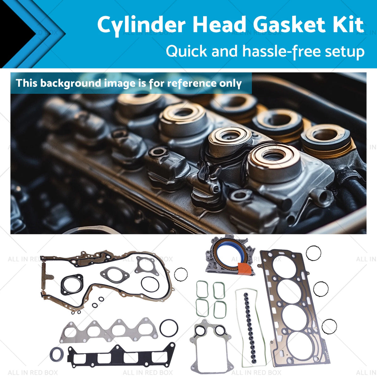 Cylinder Head Gasket Kit for Audi VW Golf Jetta (CAV CTH CNW CKM BMY EA111 1.4T)