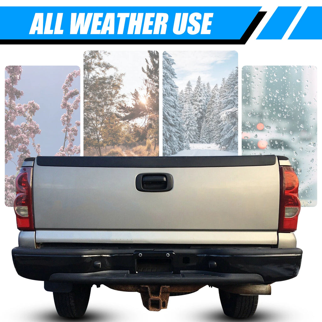 Complete Black Rear Step Bumper for Chevy Silverado GMC Sierra (1999–2007)