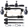 Set of 8 Front Lower Ball Joints Sway Bars Tie Rod Links for Chrysler Aspen 