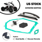 Timing Chain Guides Tensioner Gasket Kit for Warrior Raptor Big Bear 350 (1990–2006)