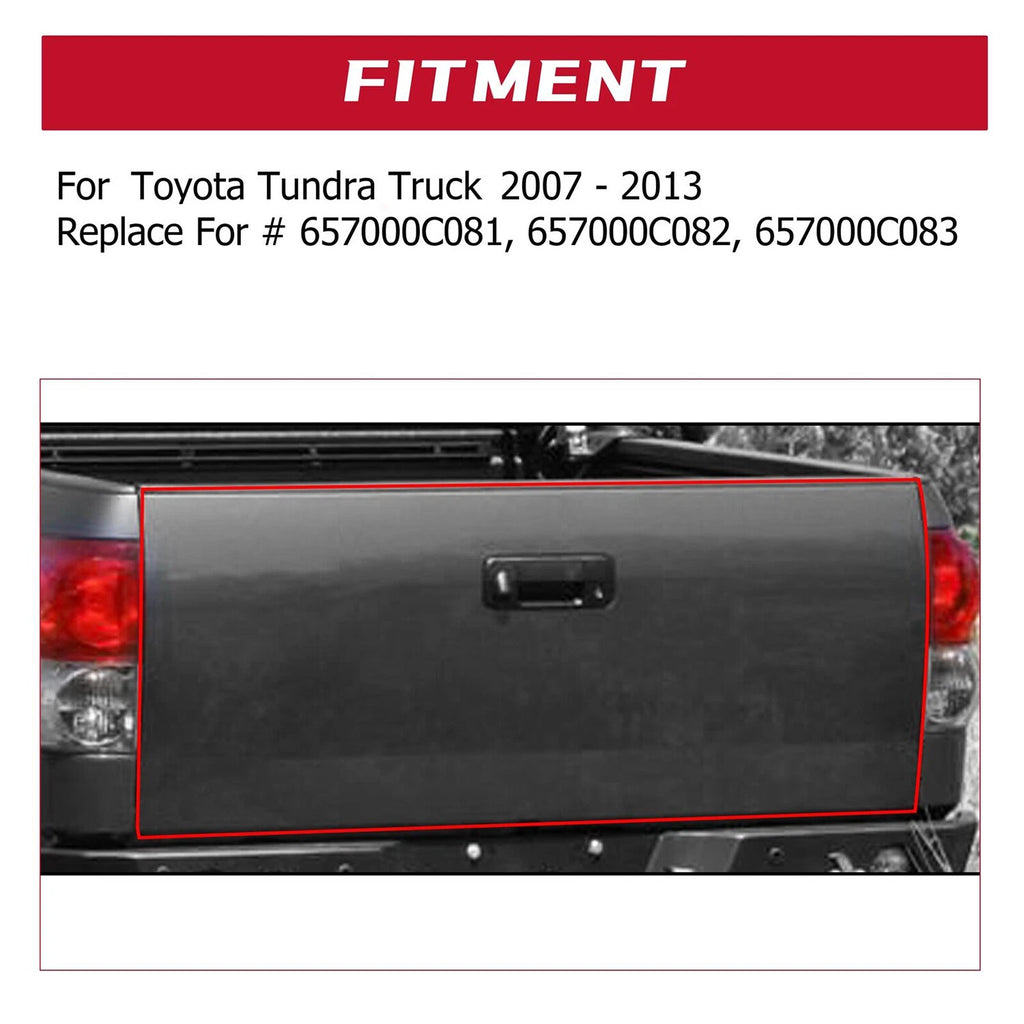 Primed Steel Rear Tailgate Shell for Toyota Tundra (2007–2013)