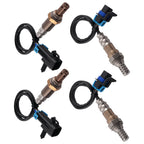 4PCS Oxygen O2 Sensor Up+Down For GMC Yukon XL 1500 5.3L 6.0L 6.2L 2007