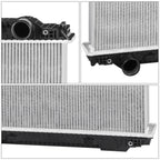 2X Aluminum 2-Row Radiator for Freightliner FLD112/Business Class M2 (1993–2012)