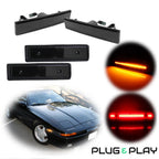 Set of 2 Smoke LED Bumper Side Marker Signal Lights for Toyota Celica