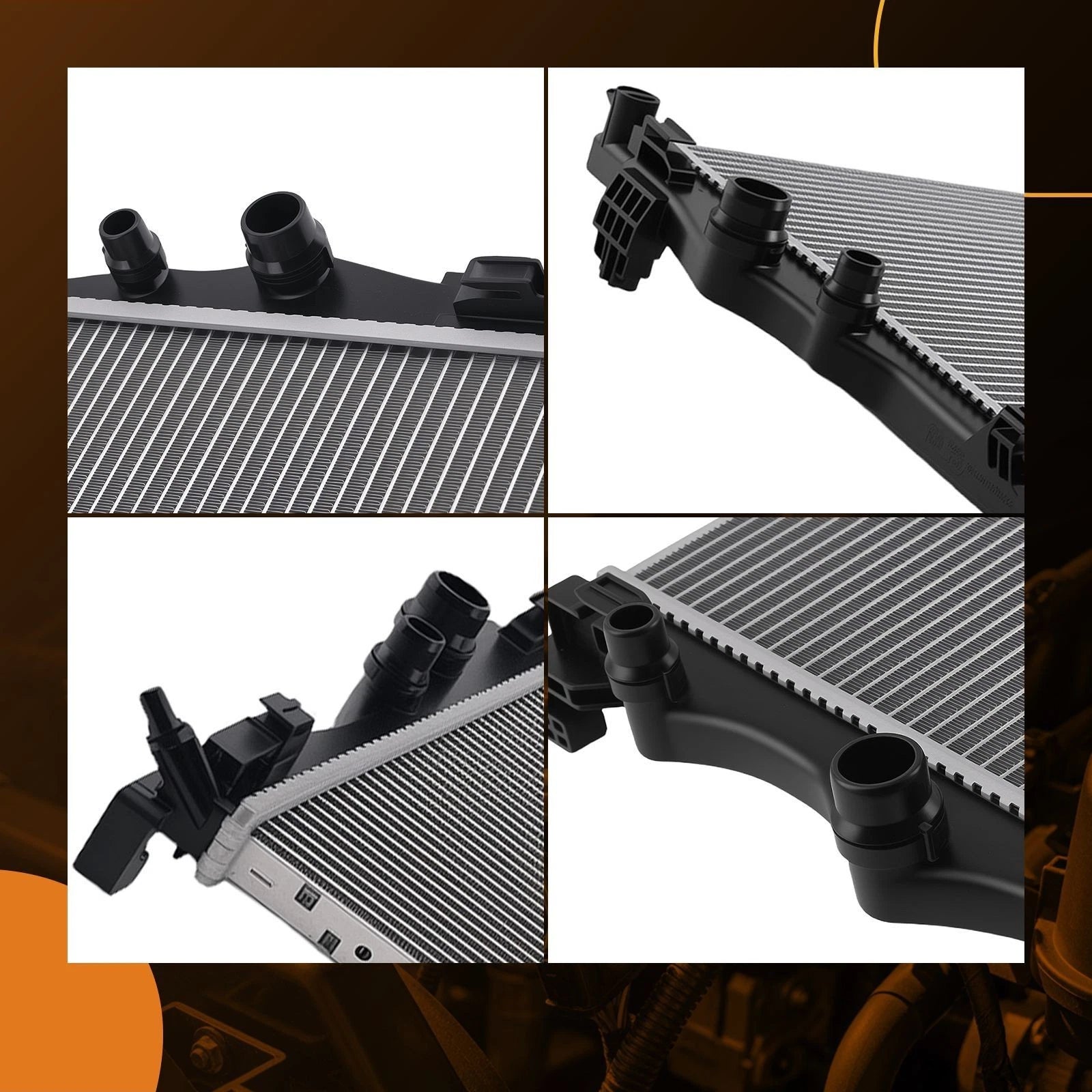 Aluminum Radiator Cooling for Ford Mustang (2015–2017)
