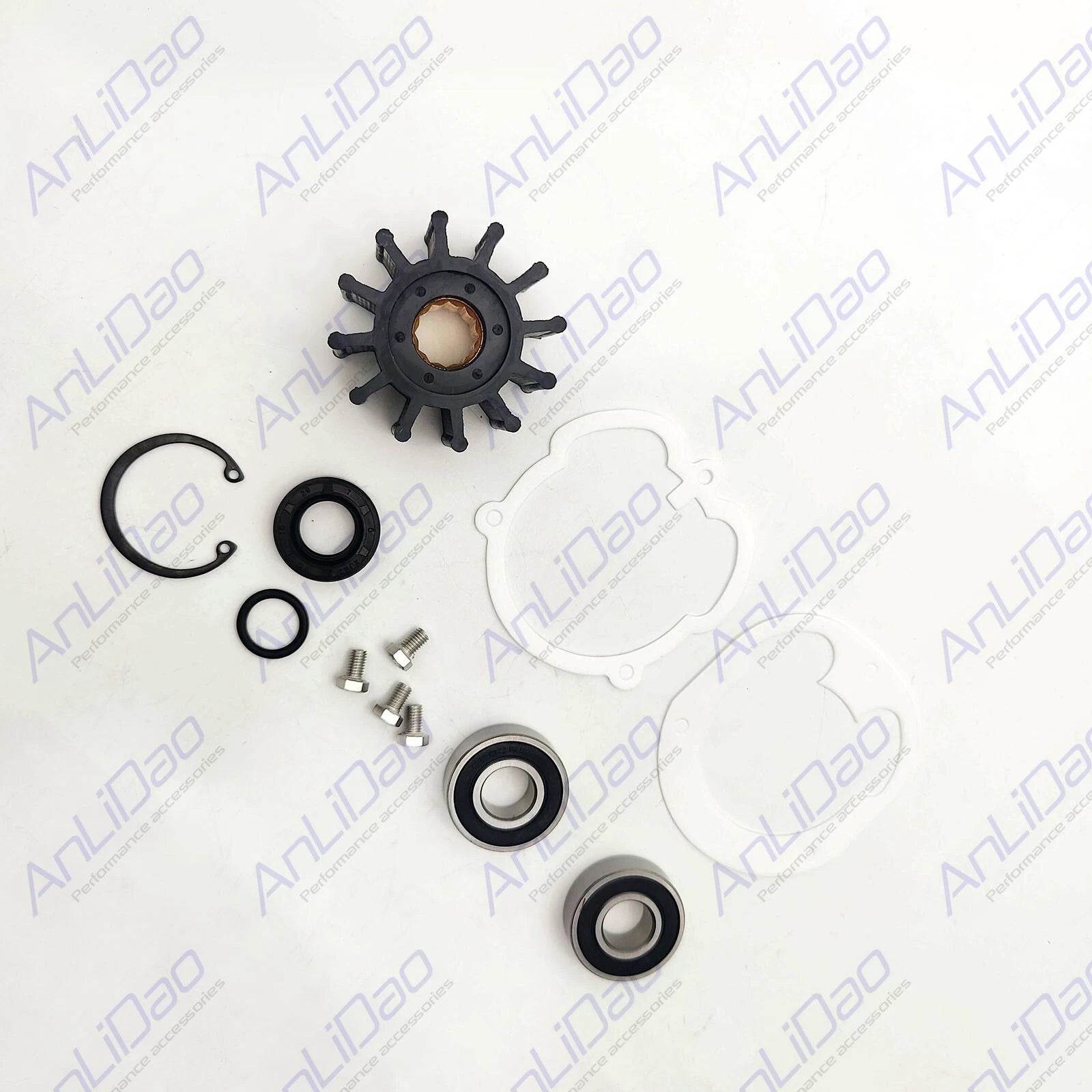 Pump Rebuild Service Kit for Volvo Penta OMC (3857794, 2858847, 3851982, 3851623)