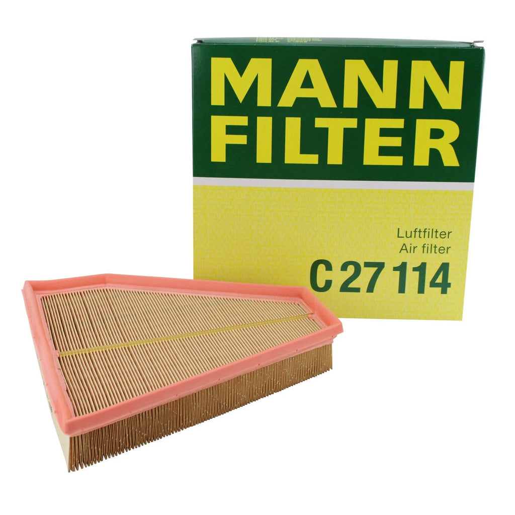 OEM MANN Air Filter C27114 for BMW 3-Series E82 E88 E90 E91 E92 E93 (2007–2013)