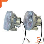 3" Clear Glass Lens Fog Light for Universal Bumper Lamp H3 12V 55W