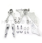 Footrest Assembly w/ Pegs for Kawasaki Ninja ZX6R ZX-6RR (2005–2008)