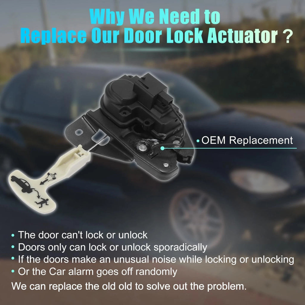 Rear Tailgate Lock Trunk Latch Actuator for Dodge Chrysler (931-714, 5056244AA)