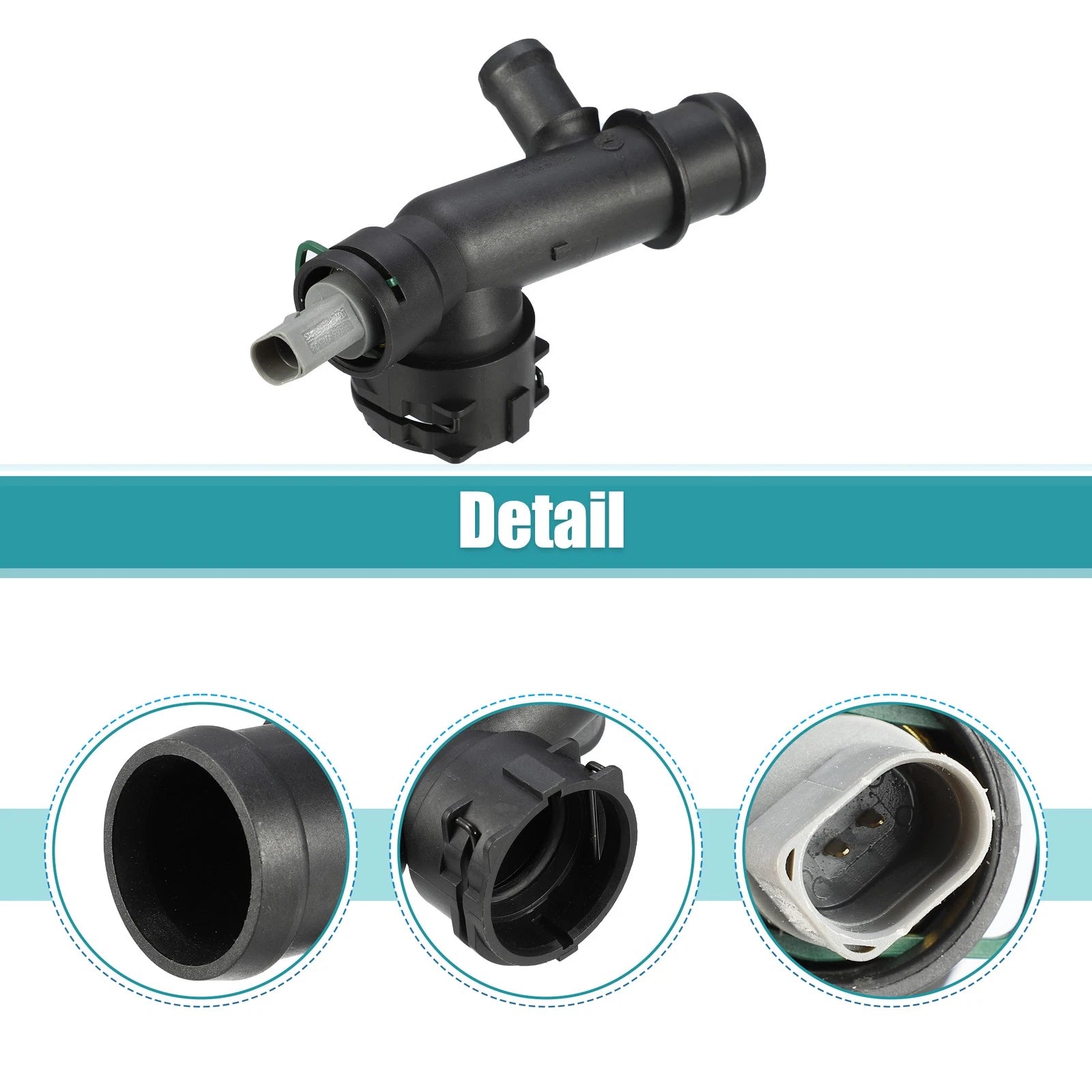 Engine Coolant Hose Connector No.5Q0122291BG for Audi A3 (2018–2020)