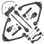 13pcs Front Upper Control Arms Tie Rods Idler Arm Kit for Chevy Silverado 1500
