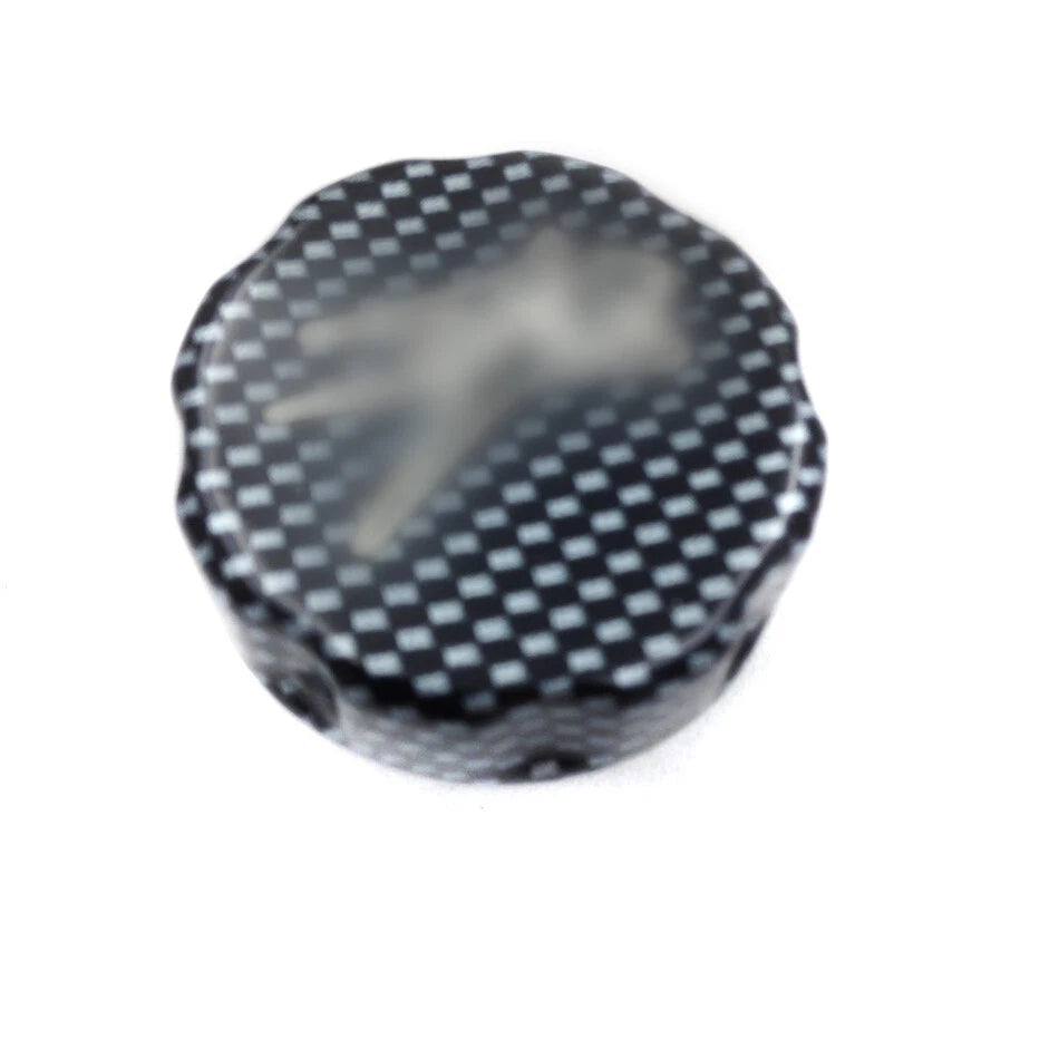 Carbon Fiber Brake Fluid Reservoir Cap for Suzuki Hayabusa GSXR 1300 (1999–2012)