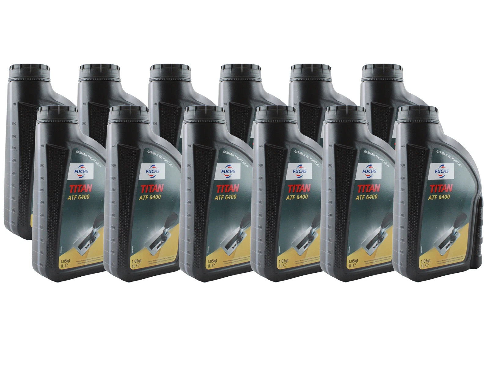 Set of 12 Fuchs TITAN ATF 6400 Transmission Fluid 1L for Acura BMW Ford