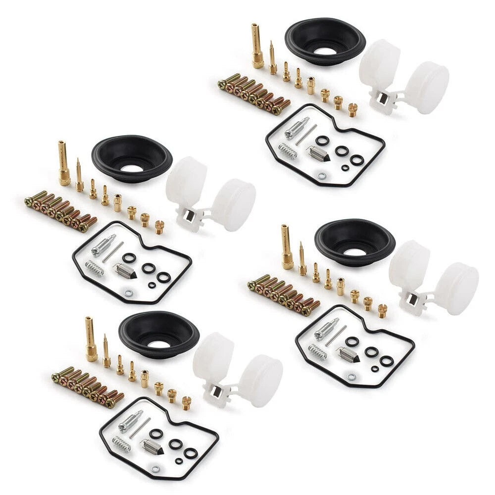 4X Carburetor Repair Rebuild Kit for Kawasaki Zephyr ZR750H ZR-7 ZR-7S (1991–2000)