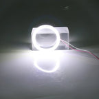 70MM LED Halo Ring Fog Headlights for Universal Car 12V