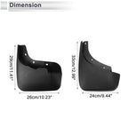 Set of 2 Mud Flaps Splash Guards for Audi Q7 (2006–2015)