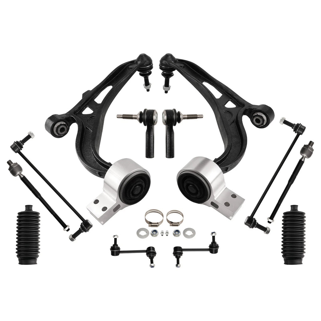 Set of 12 Front Control Arms Ball Joint Tie Rod Sway Bar Kit for Ford Explorer (2011–2017)