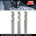 3Pcs End Mill 3/8" for Automotive Applications