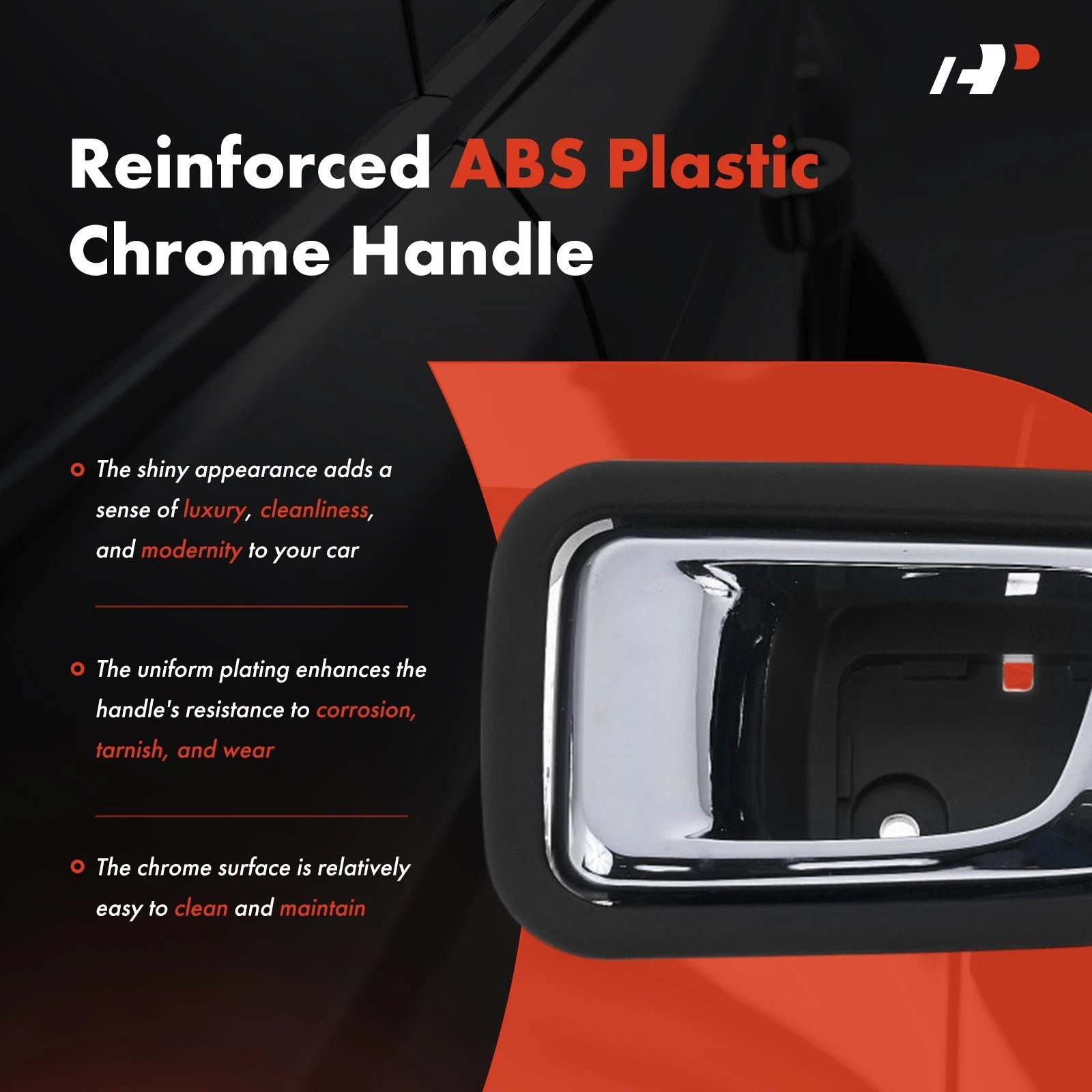 Chrome Rear Right Interior Door Handle for Honda Pilot (2003-2008)