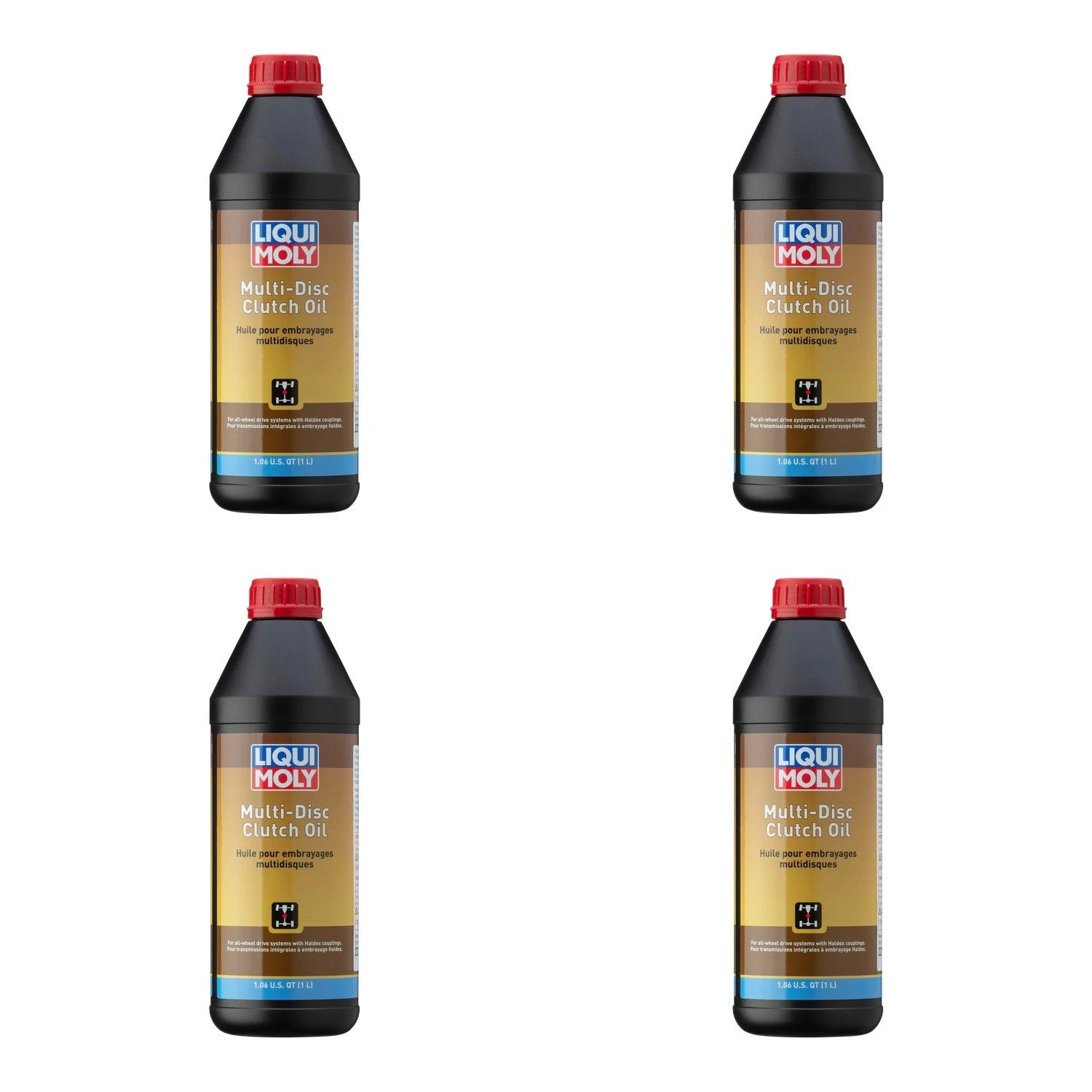 Set of 4 Liqui Moly Hydraulic Oil for Multi-disc Clutch (4L)