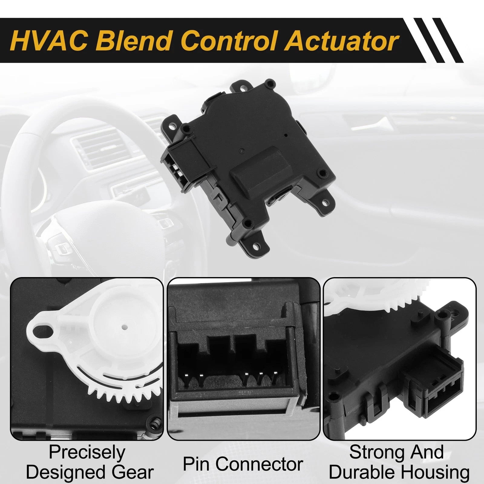 HVAC Heater Blend Door Actuator for Honda Accord (No. 79160TX6A41)