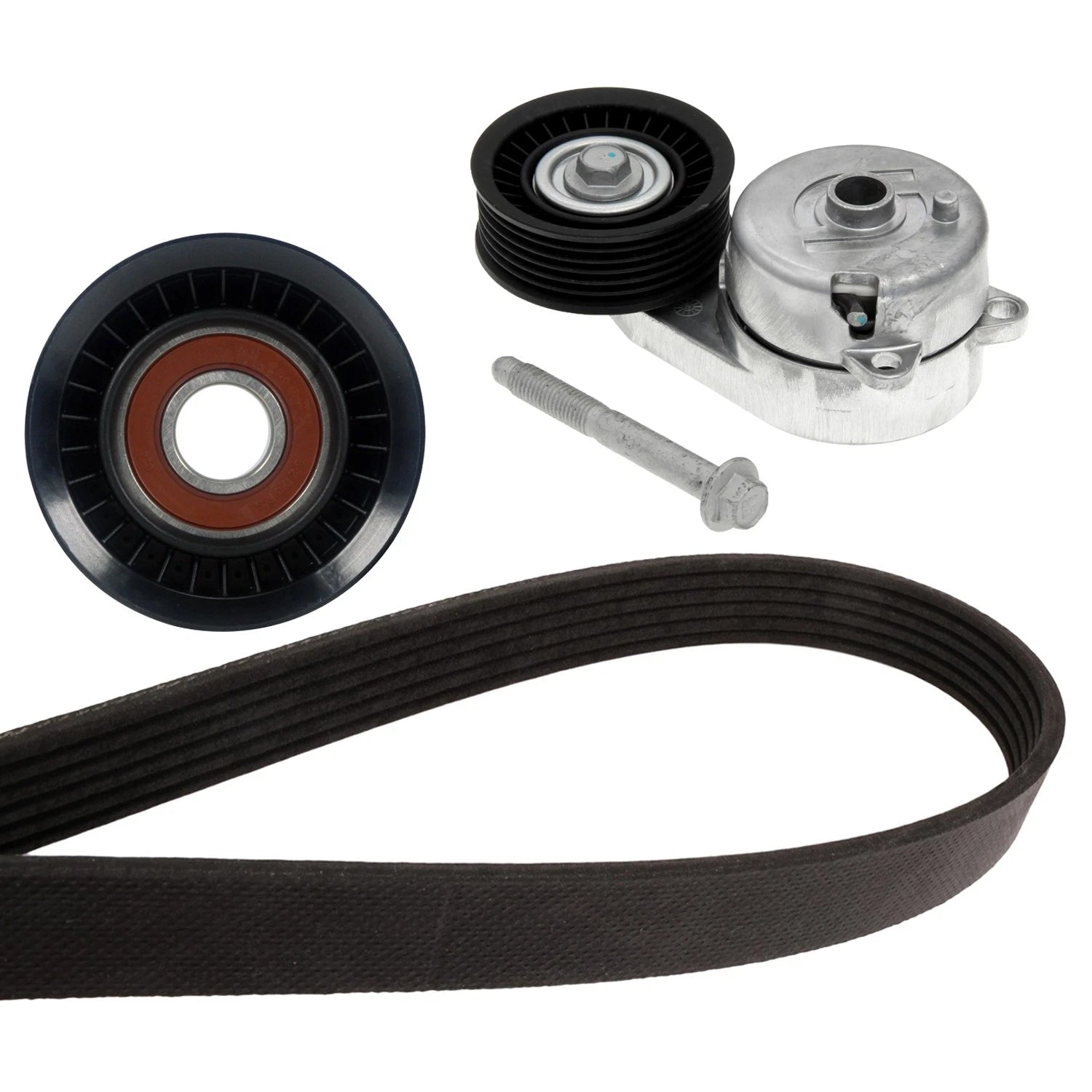 Drive Belt Idler Pulley Tensioner Kit for C1500 Suburban Yukon (1992–1999)