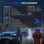 Heated Mirror Glass for Chevy GMC Cadillac (2003-2007)
