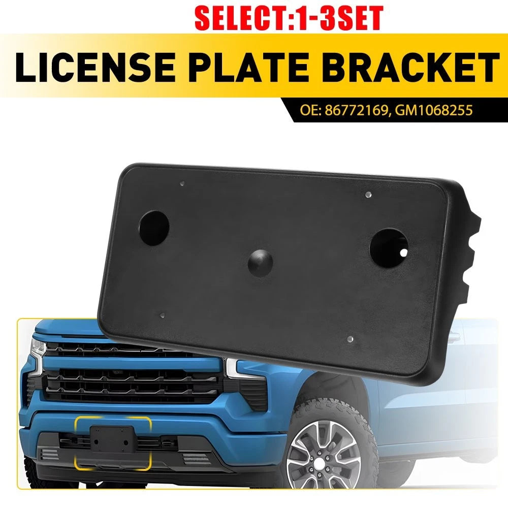 License Plate Bracket Front for Chevrolet Silverado 1500 (2022–2024) GM1068255