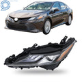 Full LED Headlight Assembly Black for Toyota Camry XSE XLE (2021–2022)