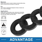 Set of 5 Oil Seal Rotary Shaft Seal 25x46x8mm Nitrile Rubber for Various Models