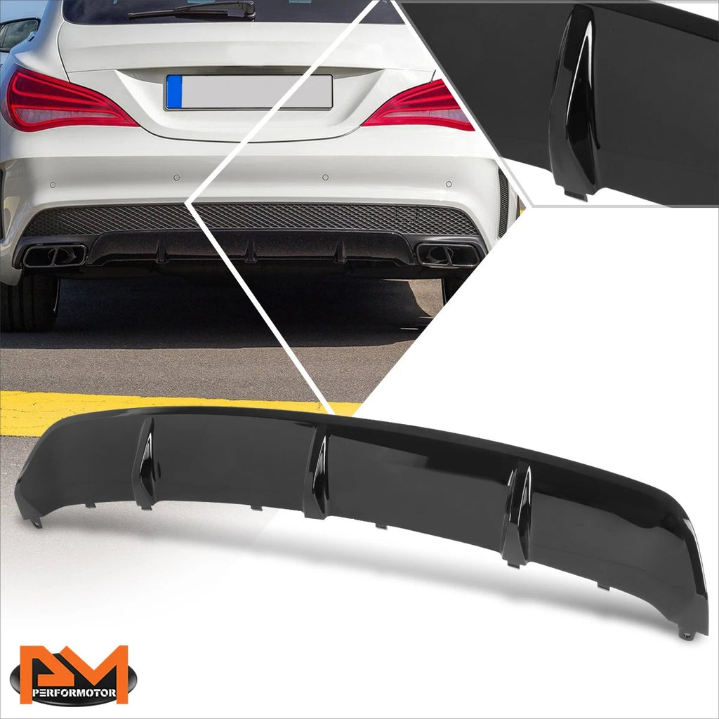 Rear Lower Valance Deflector for Mercedes Benz CLA45 AMG (2014–2016)