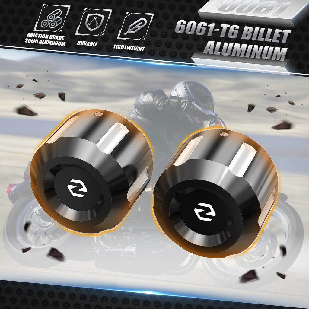 Anodized Rear Axle Cap Nut Cover for Harley Street Glide FLHX (2017–2024)