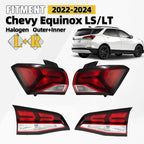 Set of 4 Halogen Tail Lights for Chevy Equinox (2022–2024)
