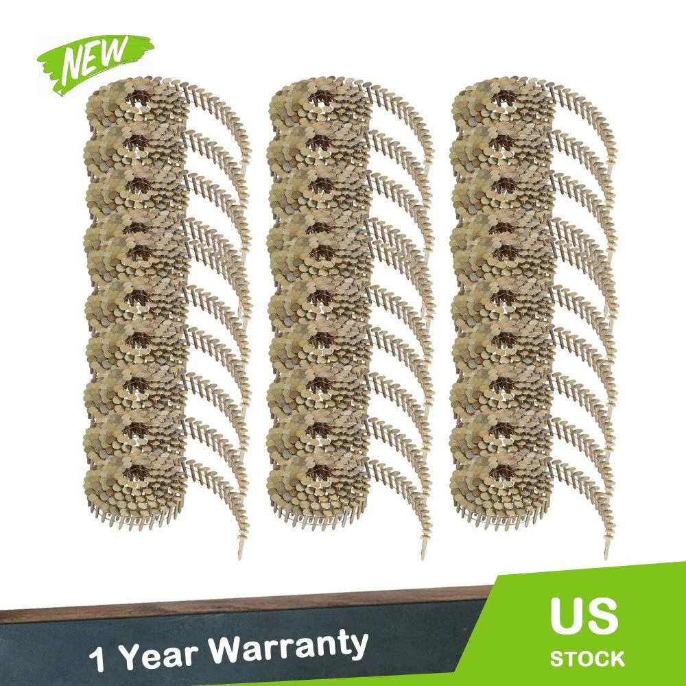3600 Full Round Head Roof Nails 0.12 x 7/8 Inch 15 Degree Inclined