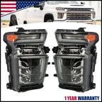 LED Headlights for Chevy Silverado 2500HD 3500HD (2020–2023) Left+Right