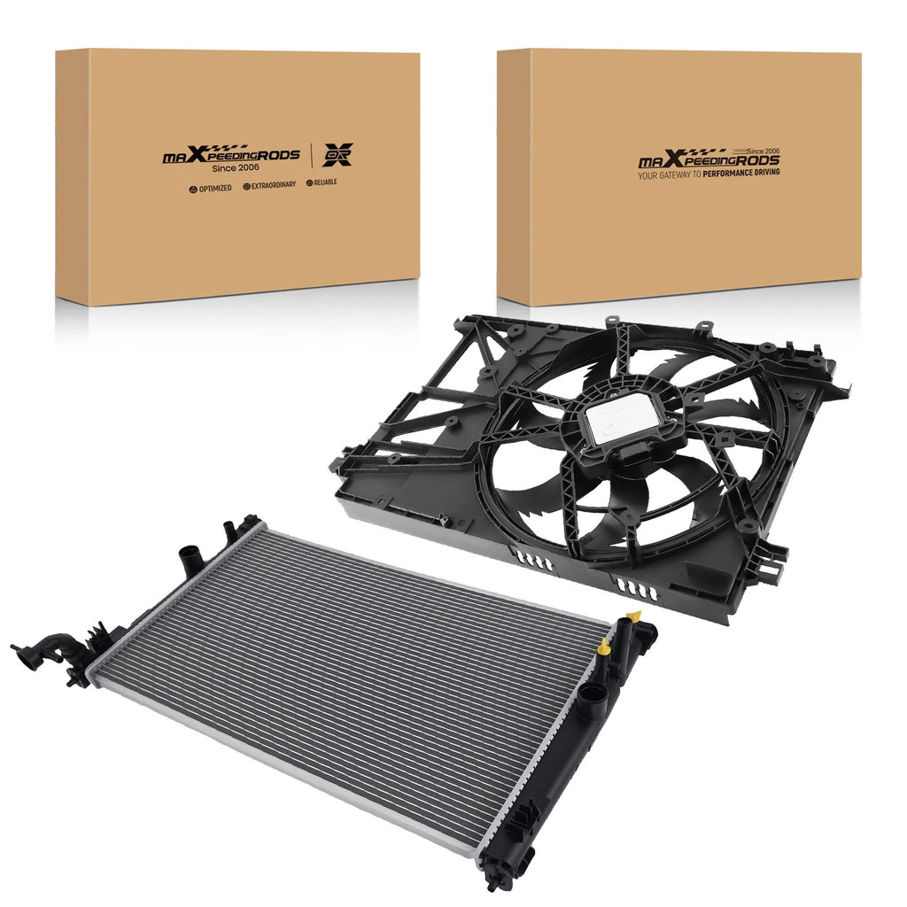 Radiator with Cooling Fan Assembly for Toyota Camry 2.5L 2018-2024 Rav4 2019-21