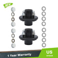 Set of 4 Trailer Hubs for 2000 lbs Spindle (4 on 4)