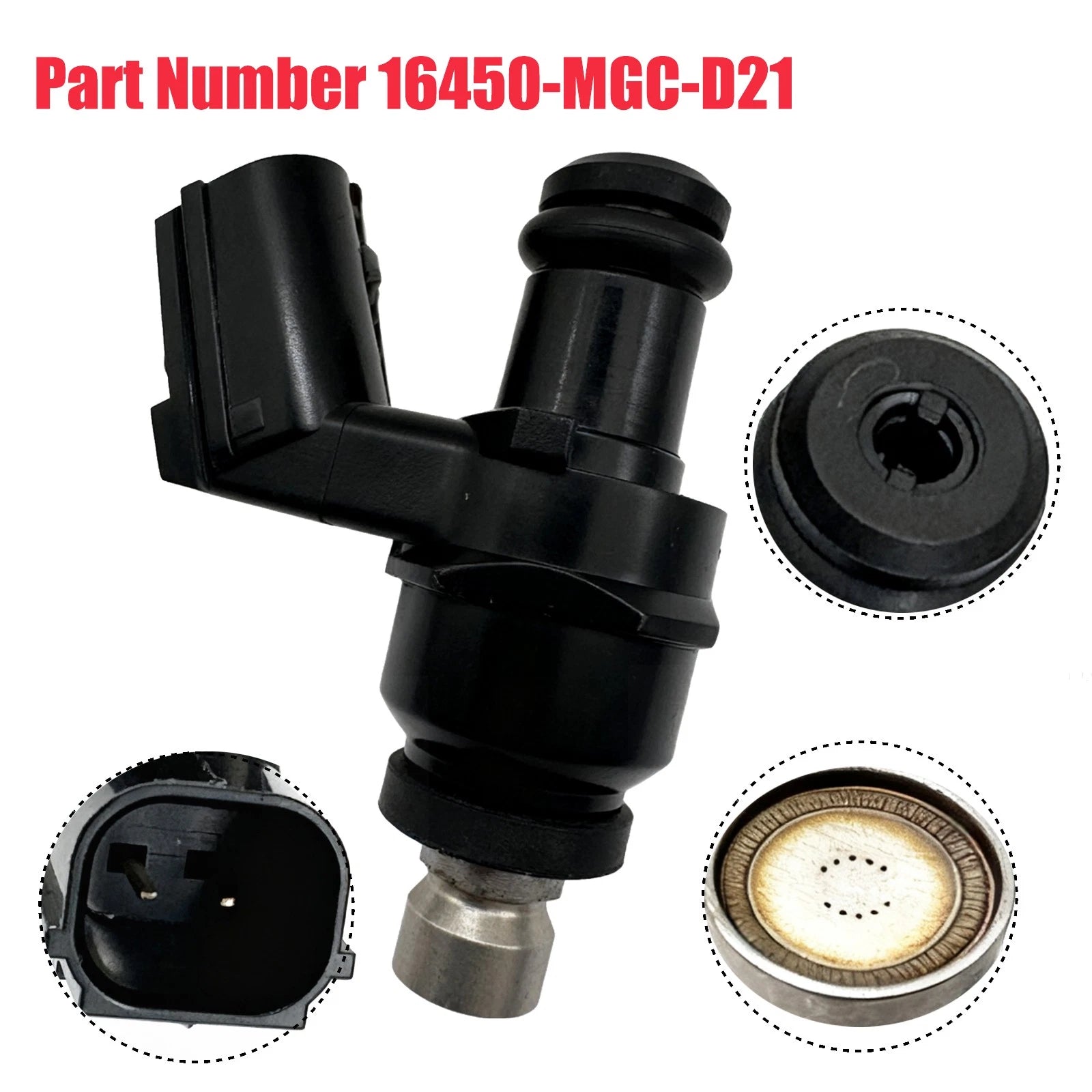 Set of 4 Fuel Injectors 16450-MGC-D21 for Honda CTX1300 (2013–2017)