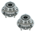 Set of 2 Front Timken Wheel Bearing & Hub Kit for Chevy GMC 4WD (ABS)