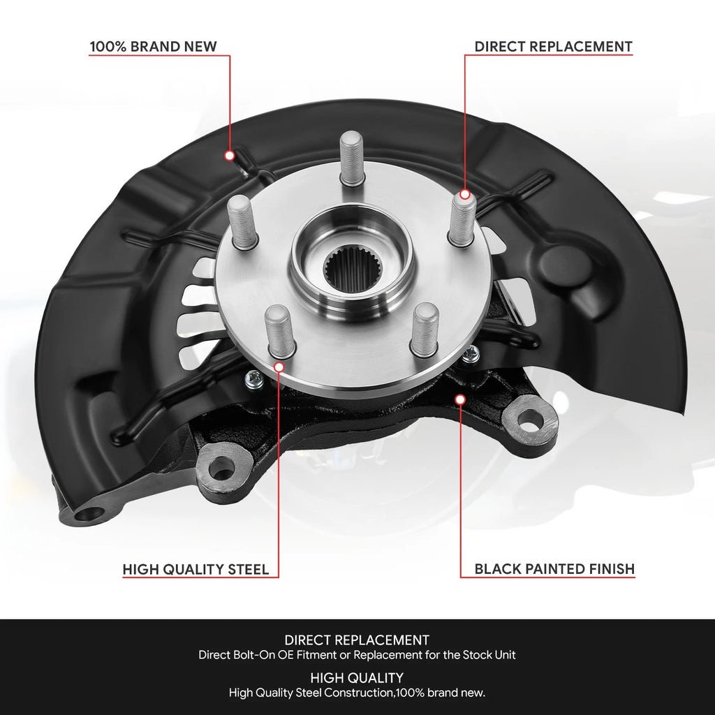 Front Left Driver Loaded Wheel Bearing Knuckle Assembly for Toyota Camry (2012–2017)
