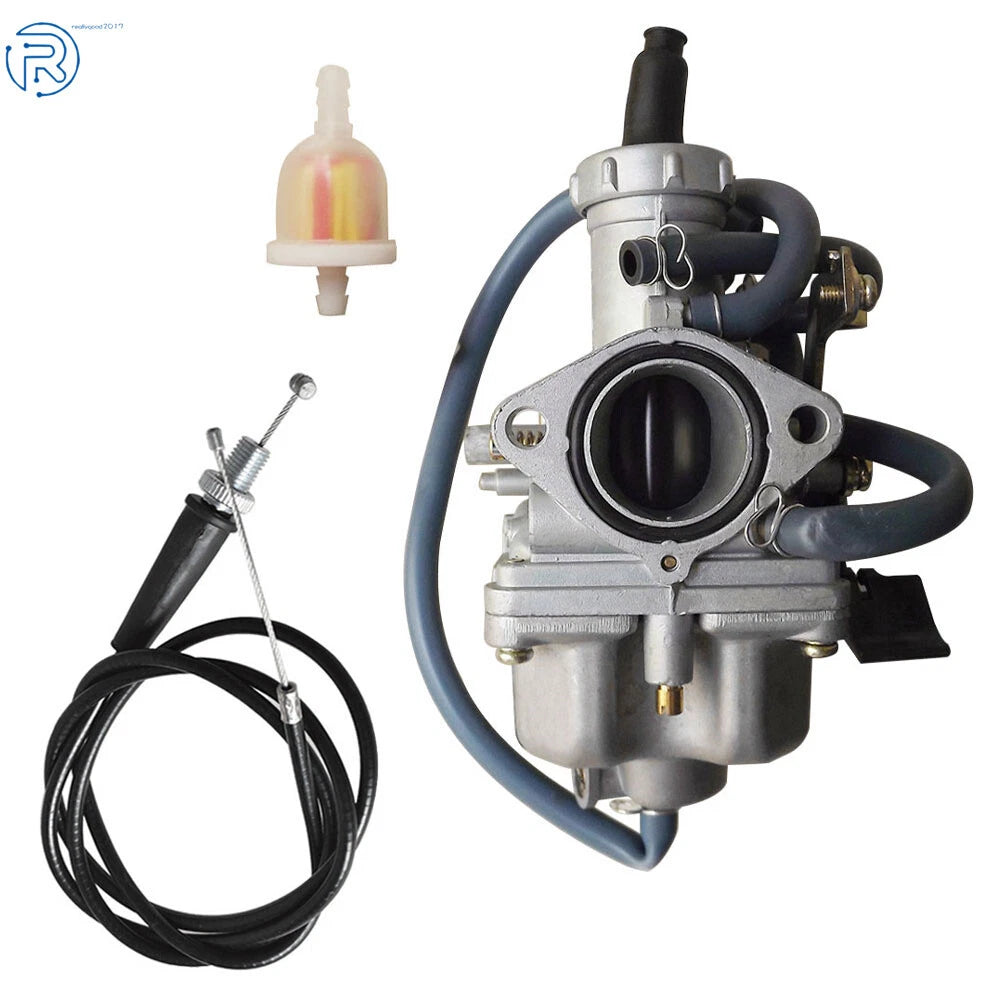 Carburetor & Throttle Cable for Honda TRX250TE FourTrax Recon ES (2002-2007)