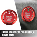 Engine Start Stop Button Cover Kit for Ford F-150 (2016–2021) Red