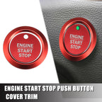 Engine Start Stop Button Cover Kit for Ford F-150 (2016–2021) Red